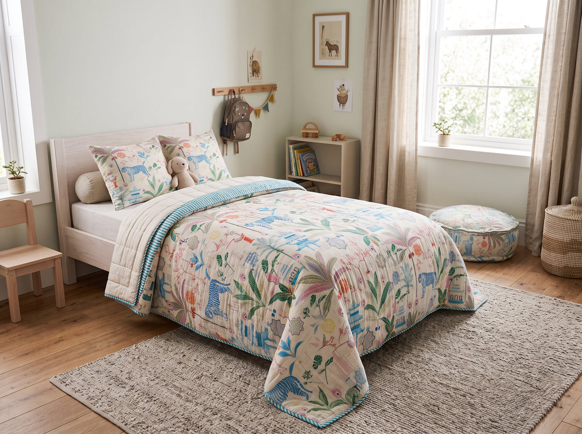 The Royal Bengal Cotton Cushion