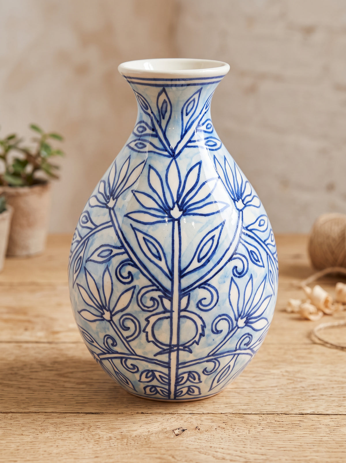 Talavera Oasis Ceramic Vase