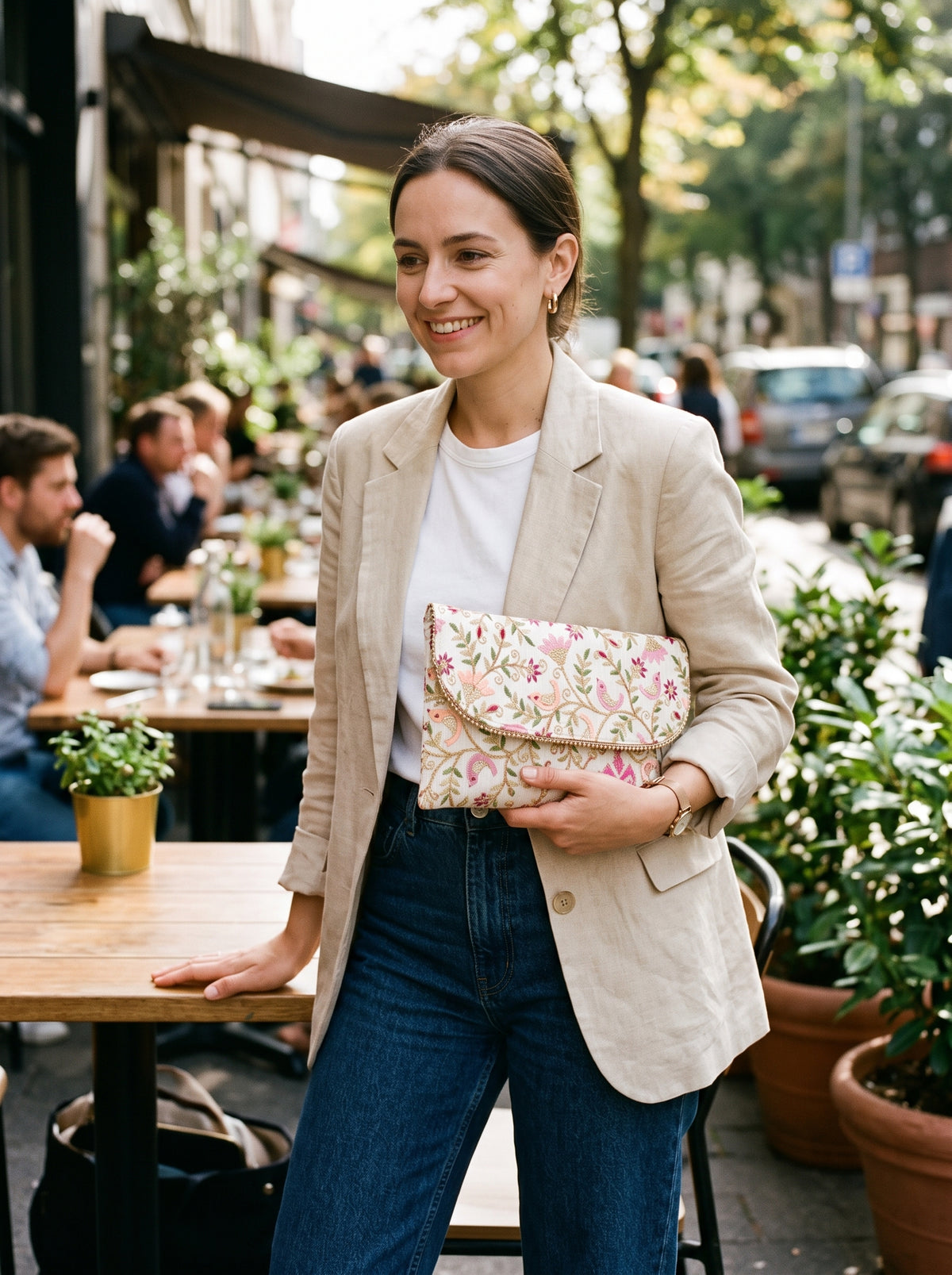 Embroidered Sutra Clutch