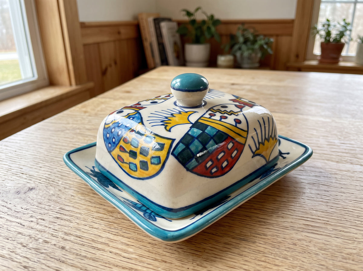 Feather & Wings Butter Dish