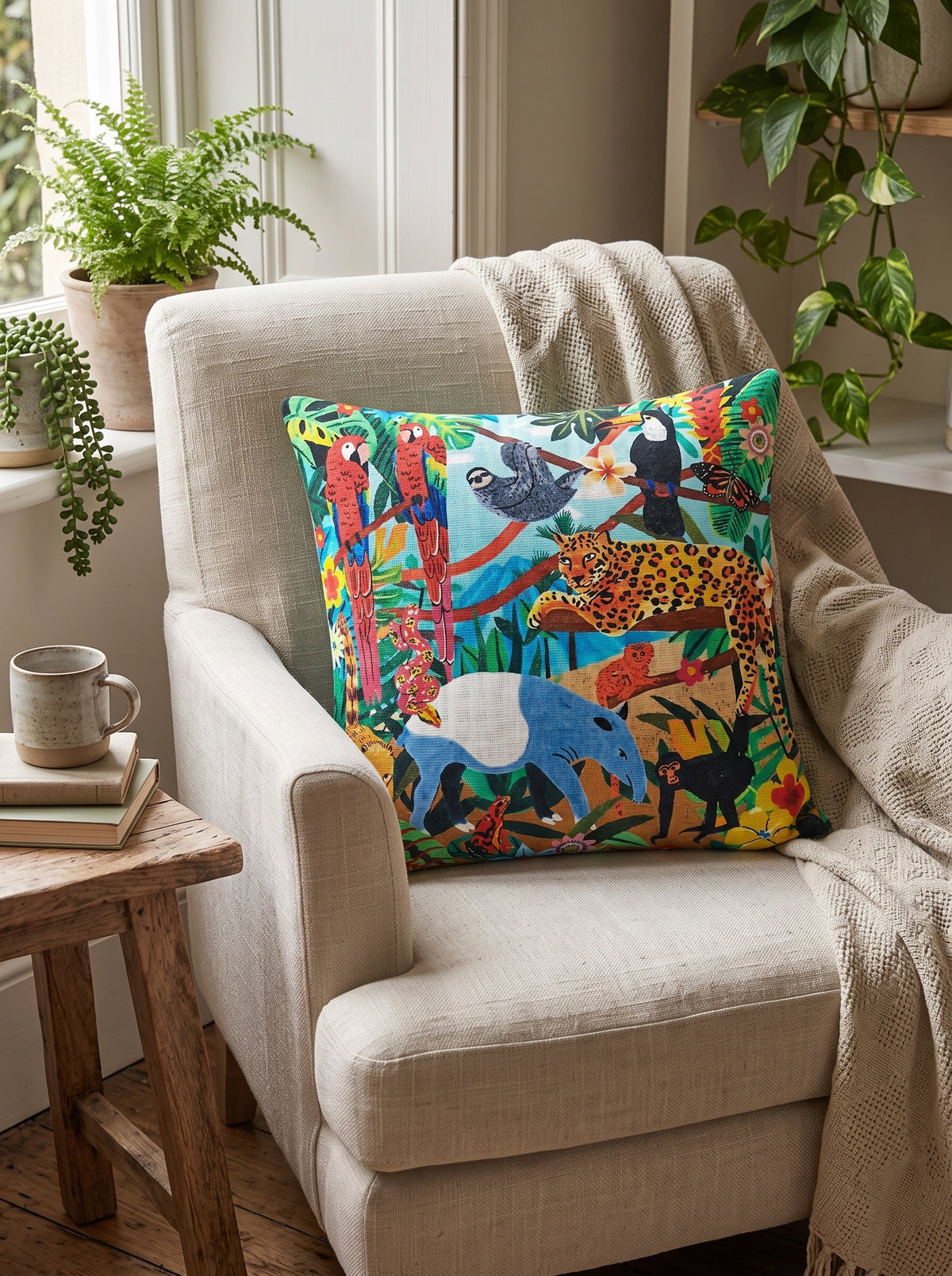 The Aranya Jungle Cushion