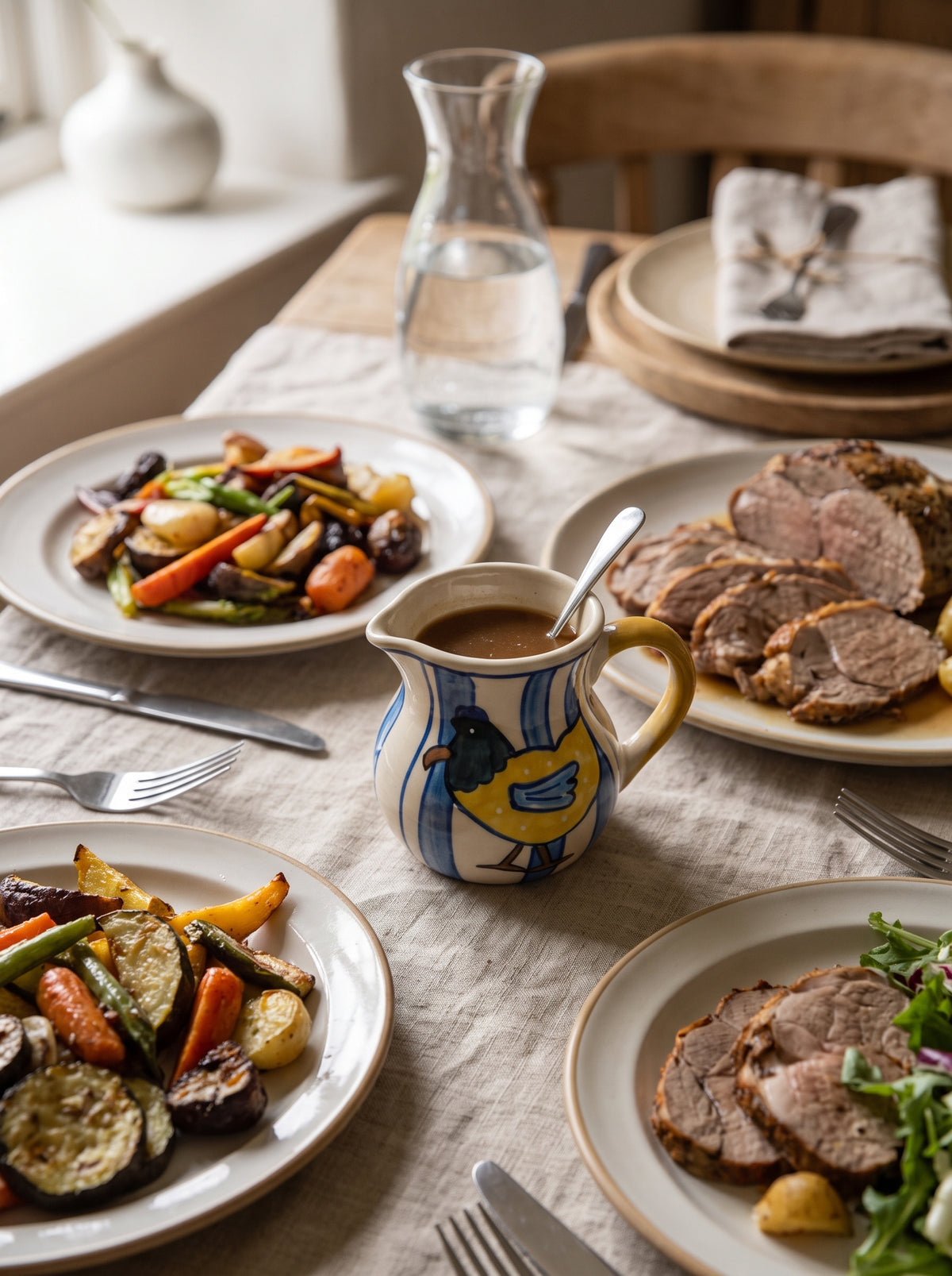 Skyline Hens Jug