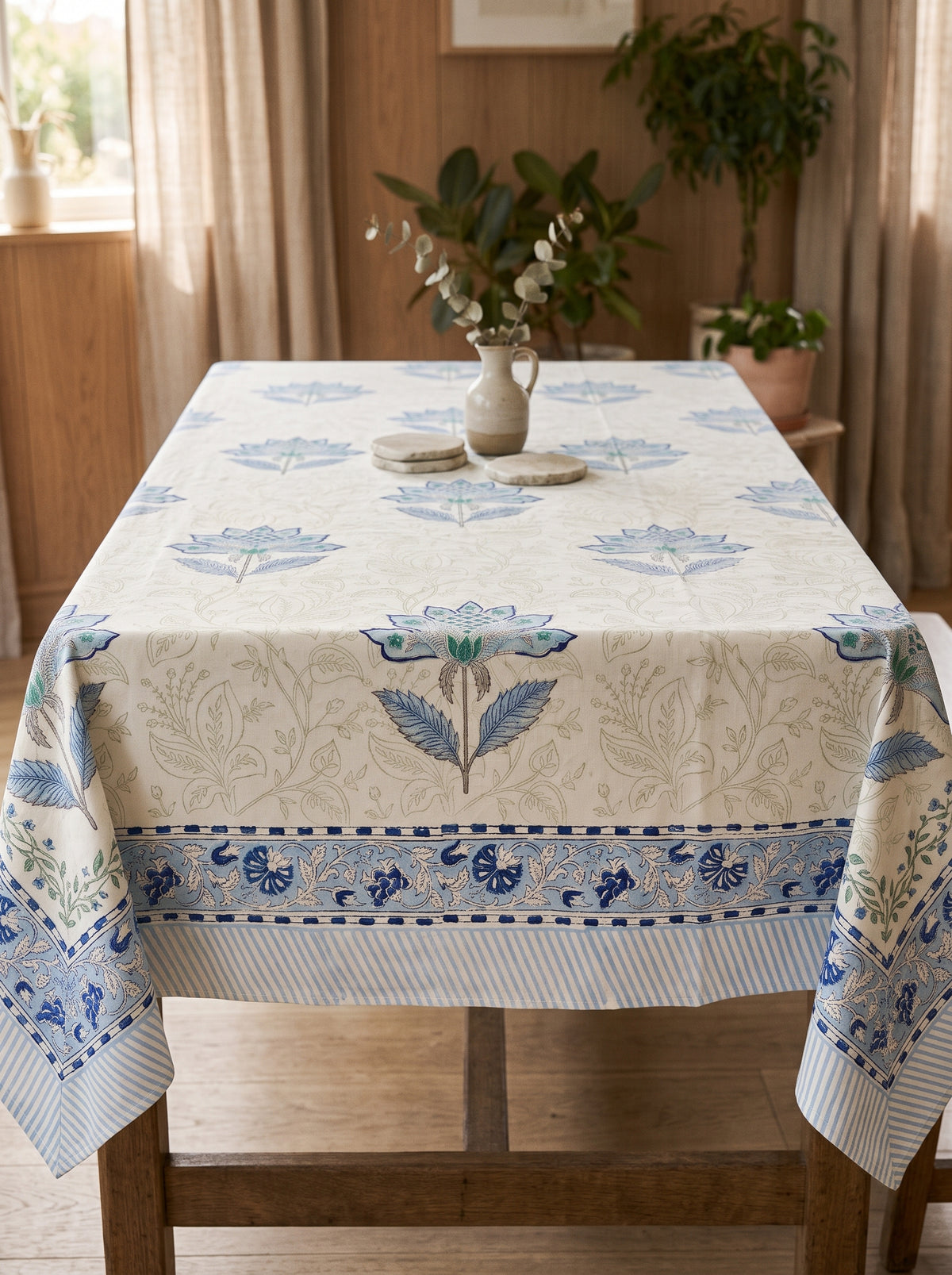 Coastal Kamal Large Tablecloth