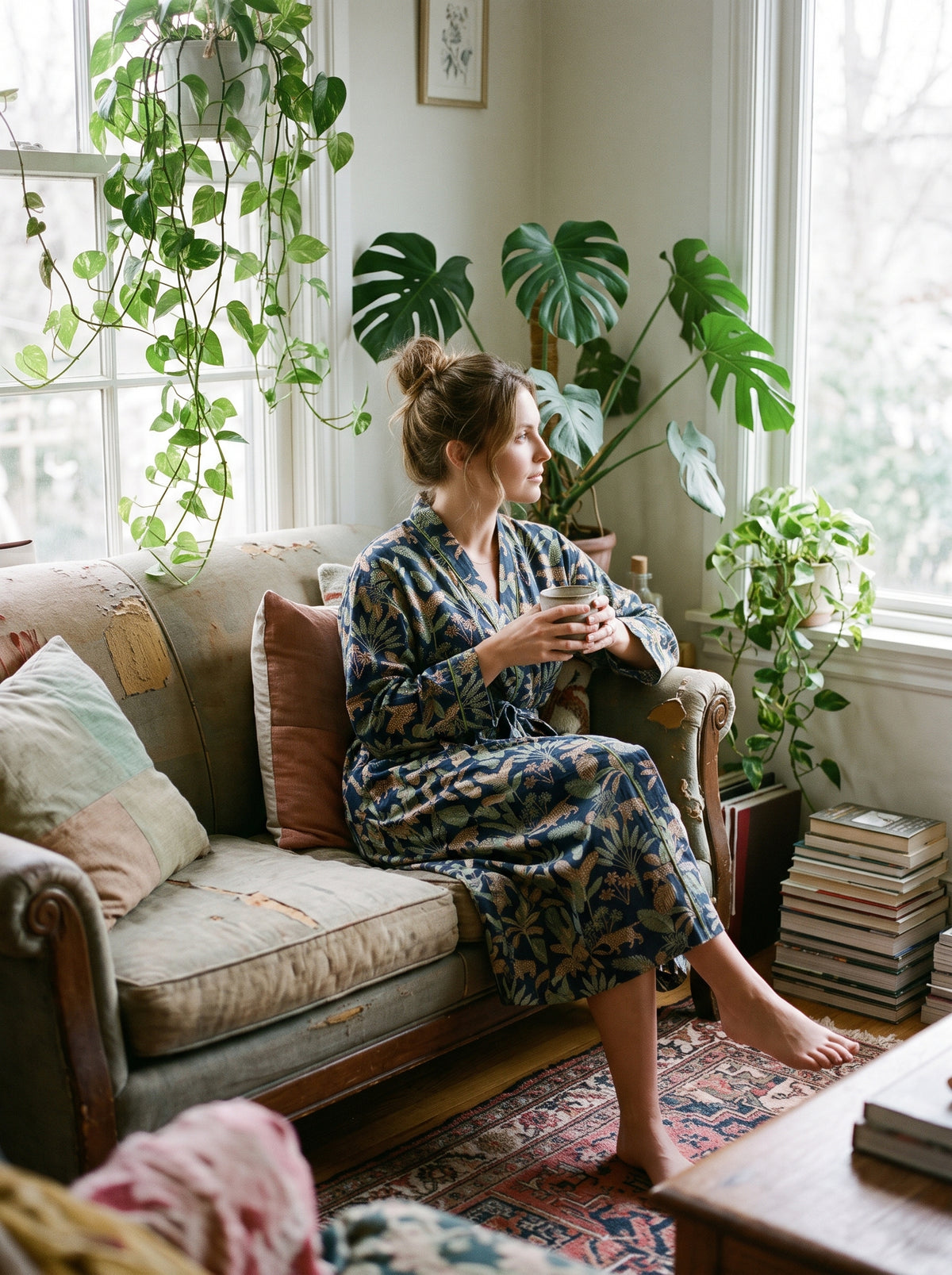 The Sunder Leopard Kimono Robe