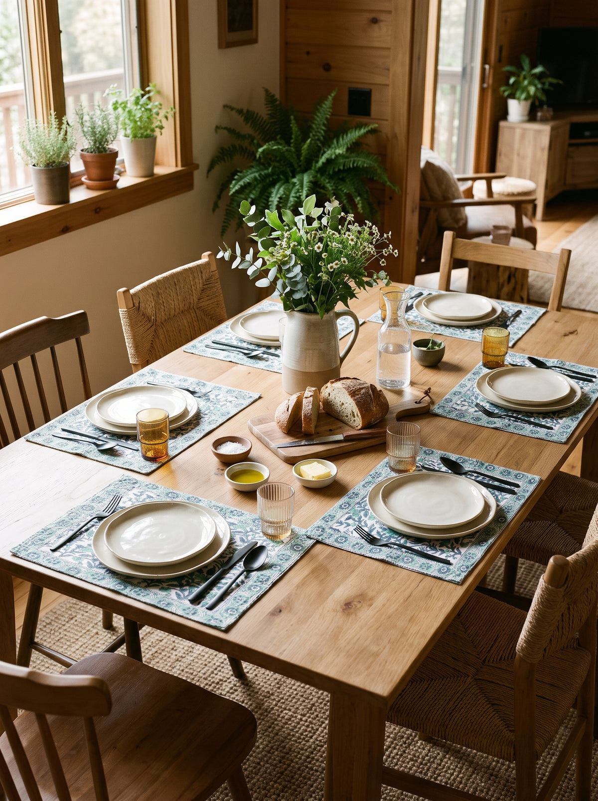 Emerald Meadow Placemat Set