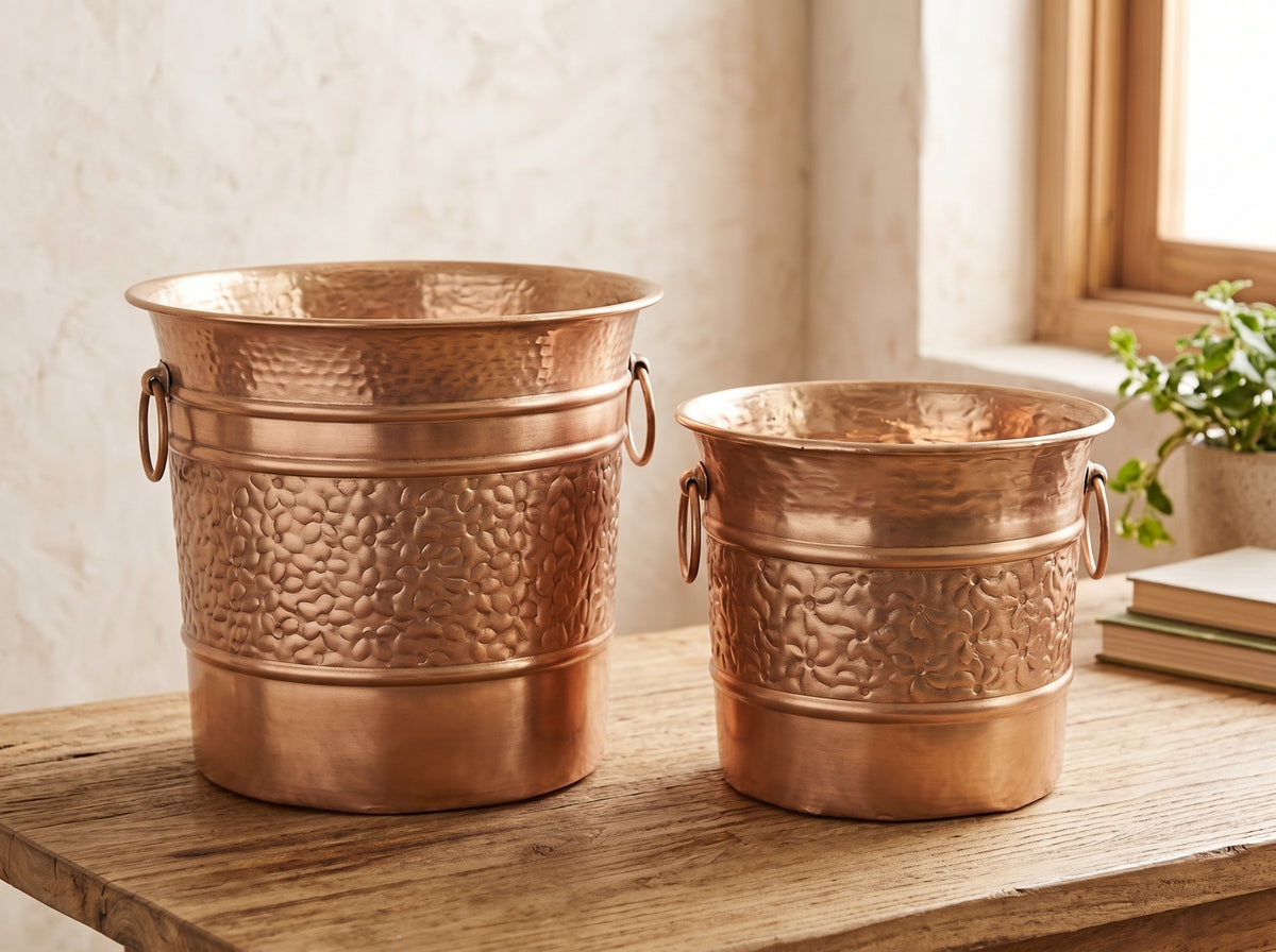 Naksha Floral Planter Set