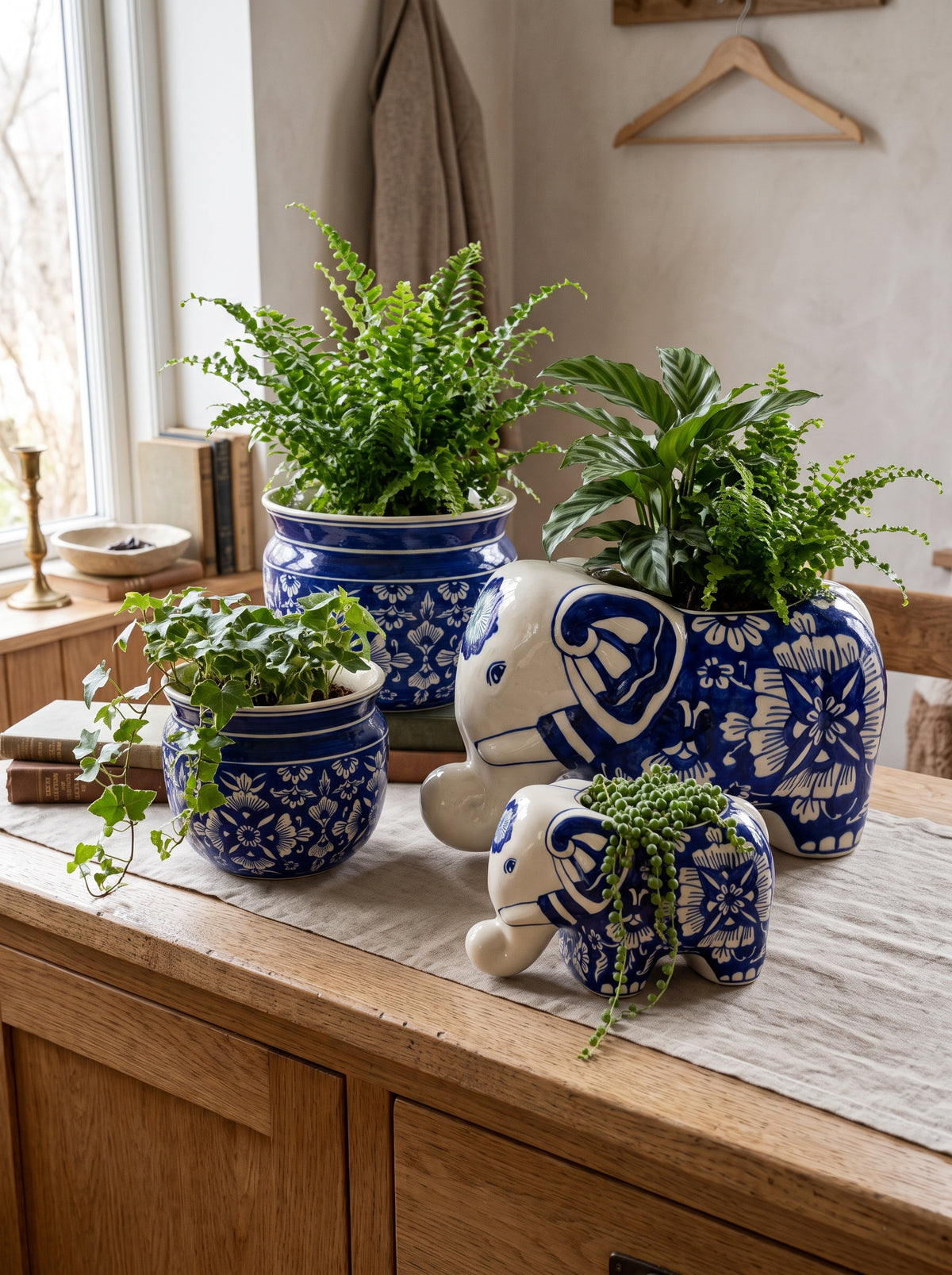 Jaipur Passion Flower Planter Set