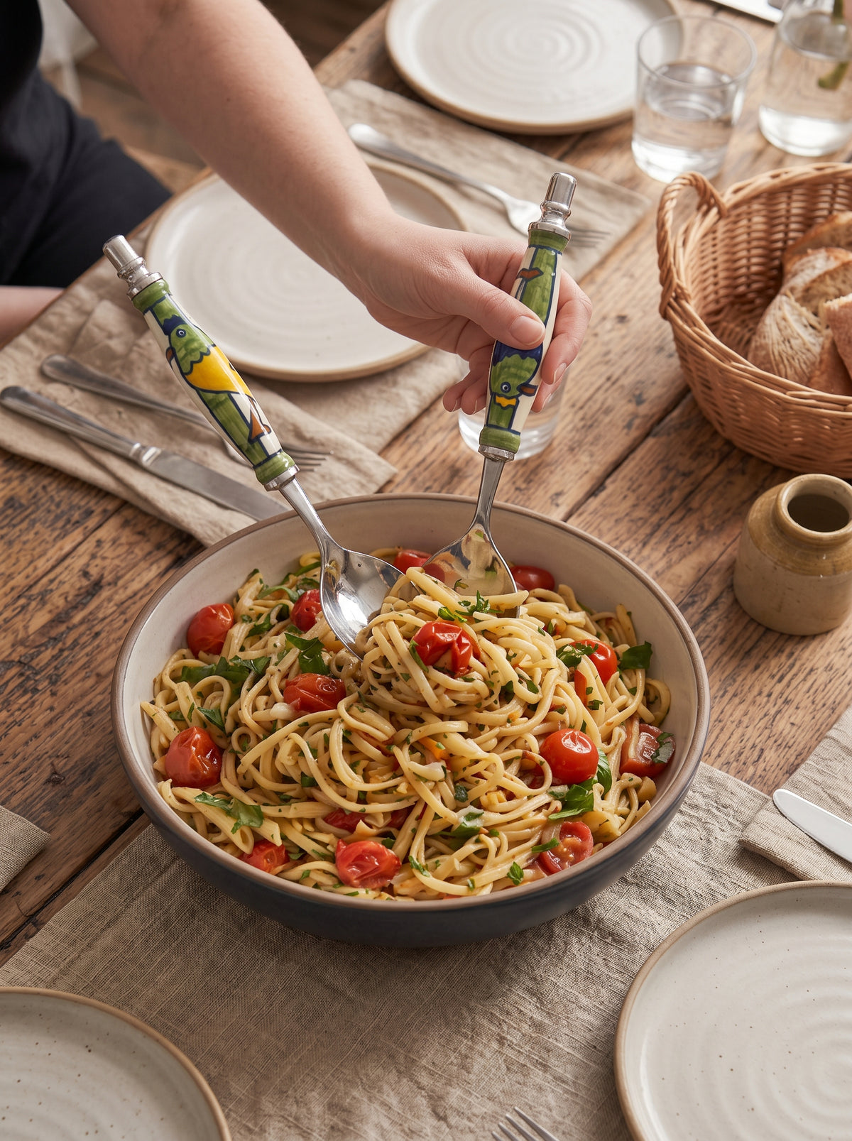 Meadow Hens Salad Servers
