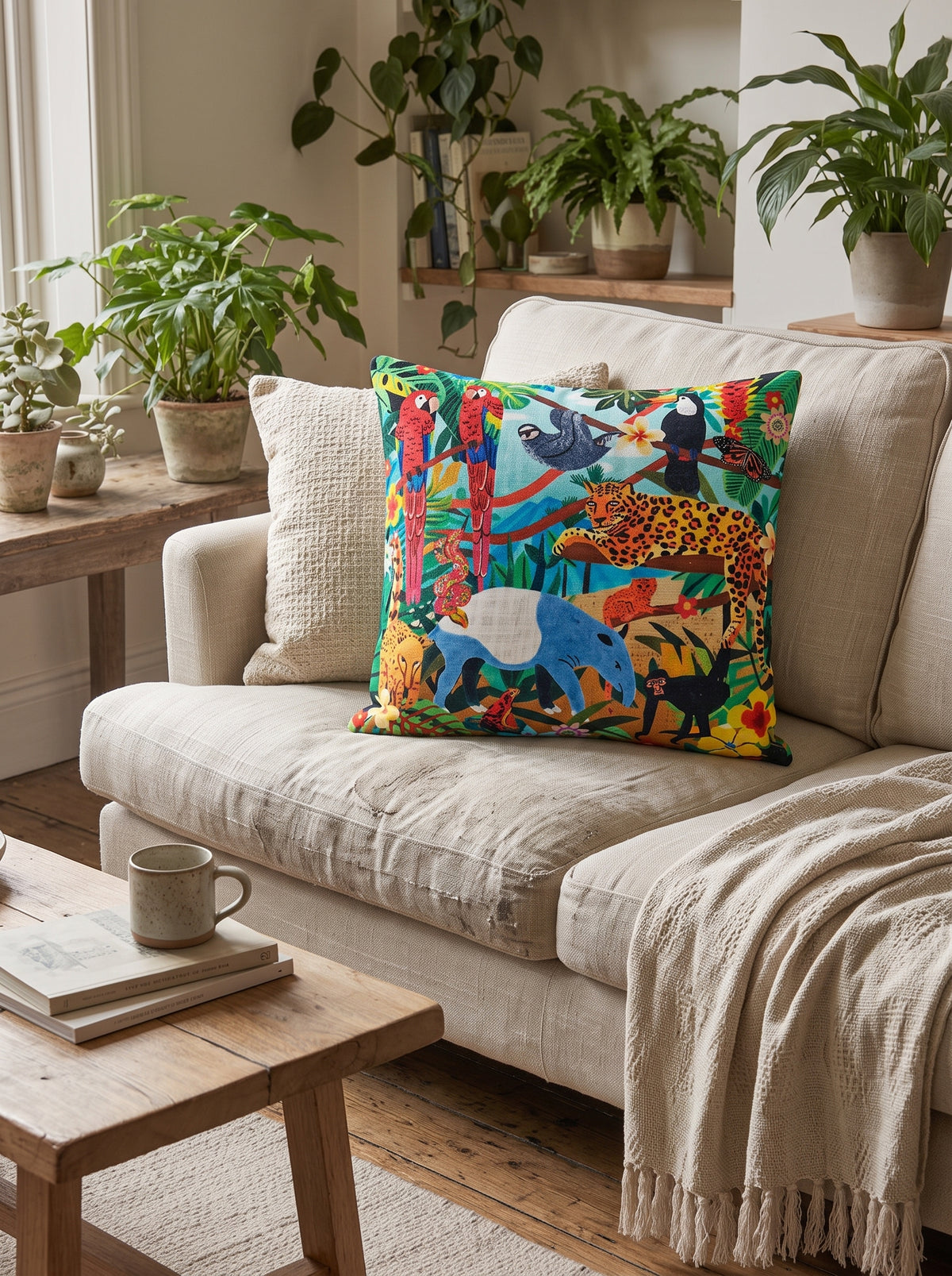The Aranya Jungle Cushion