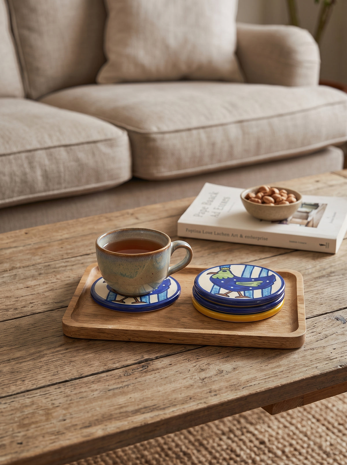 Skyline Hens Coaster Set