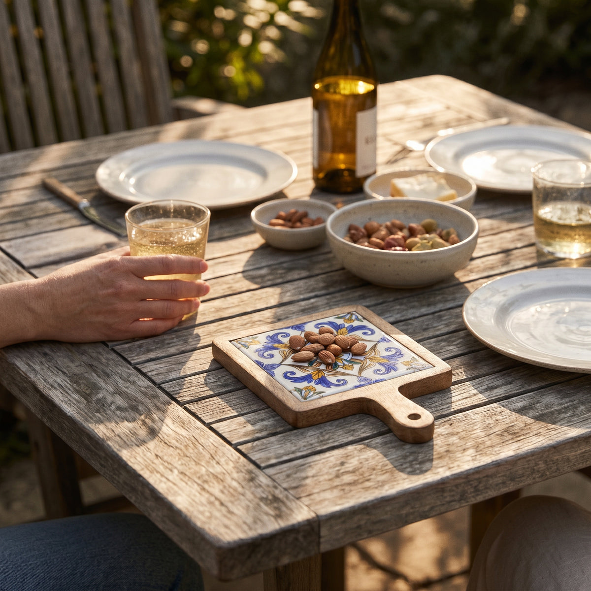 Royal Azulejo Single Tapas Board