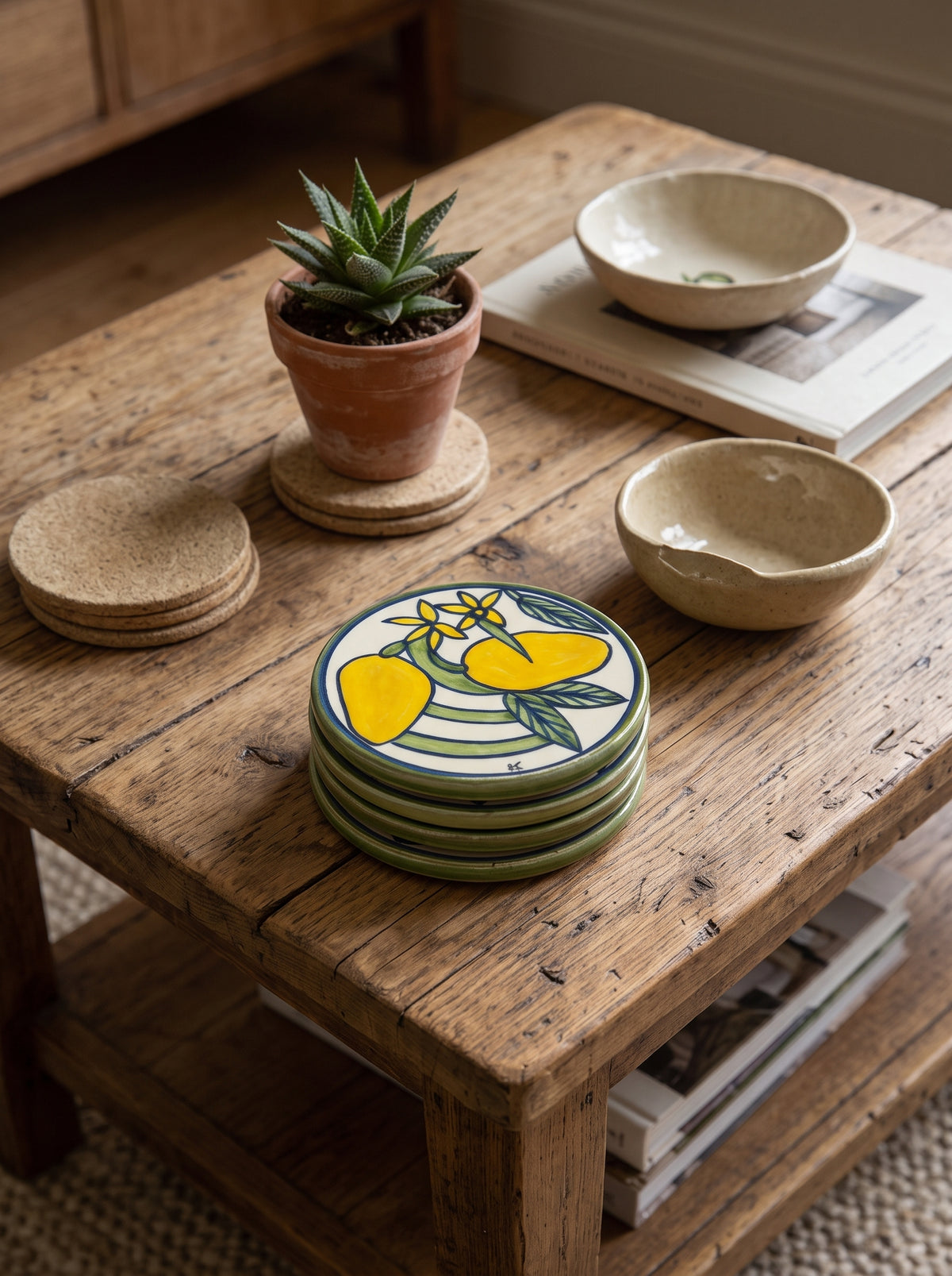 Nimbu Citrus Coaster Set