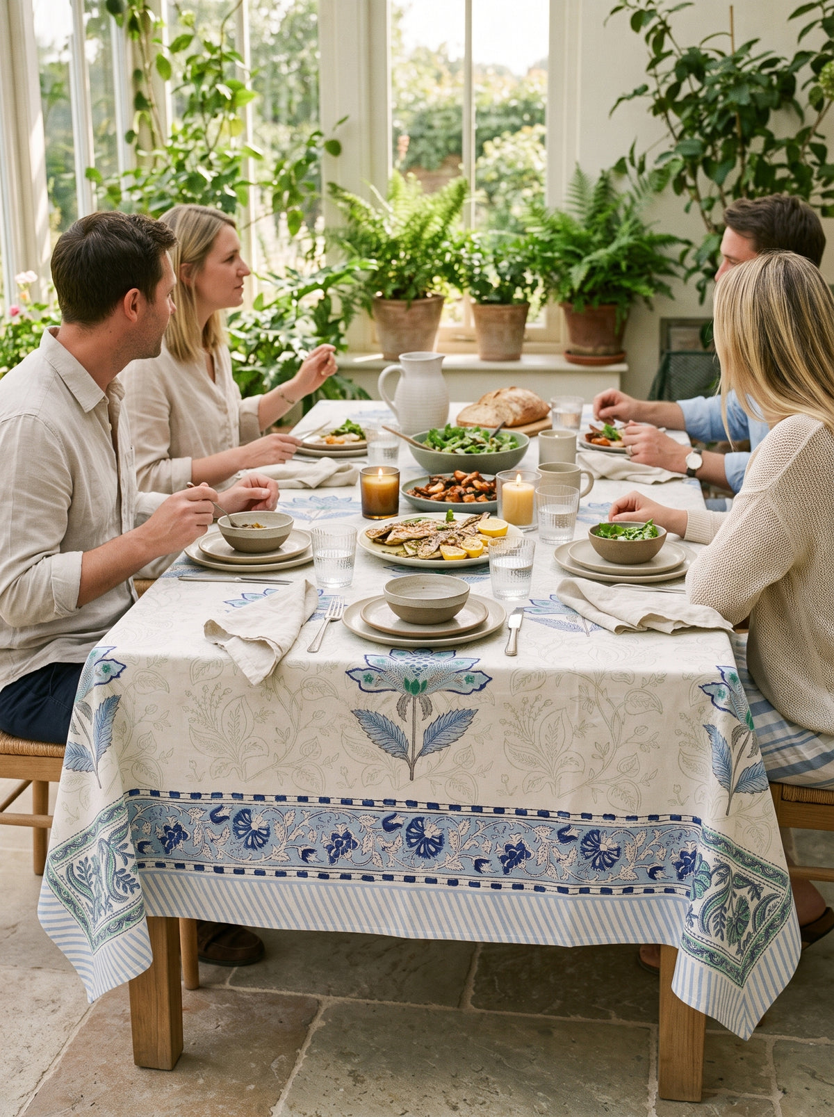 Coastal Kamal Tablecloth