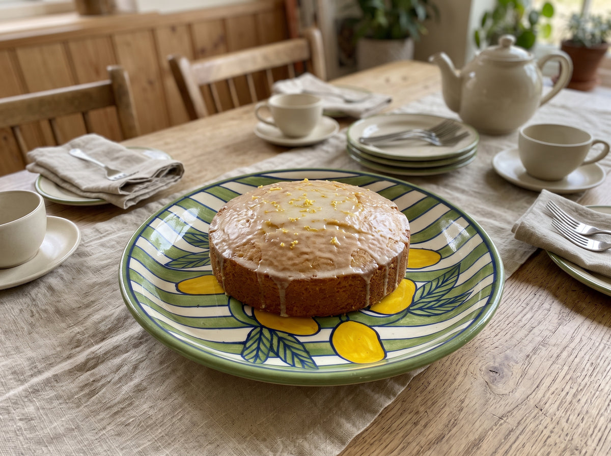 Nimbu Citrus Cake Plate