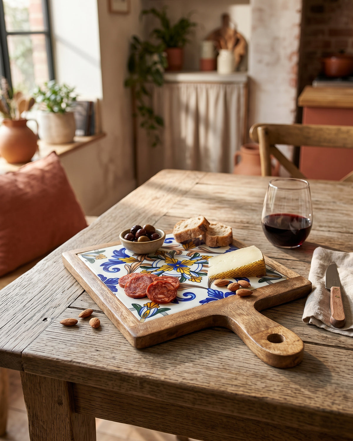 Royal Azulejo Single Tapas Board
