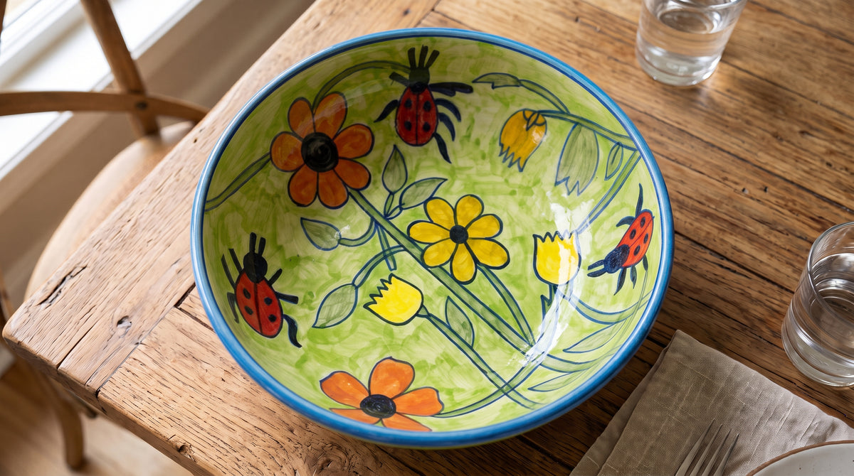 Ladybug Abode Salad Bowl