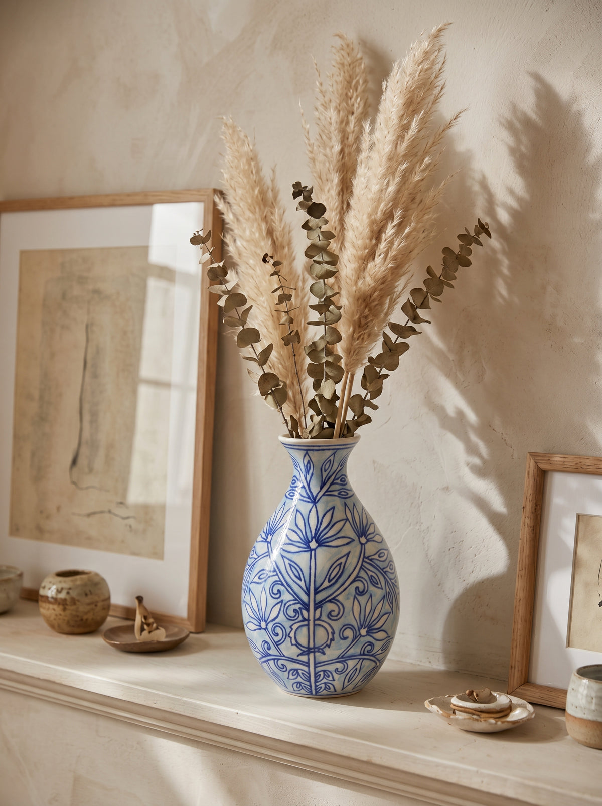 Talavera Oasis Ceramic Vase