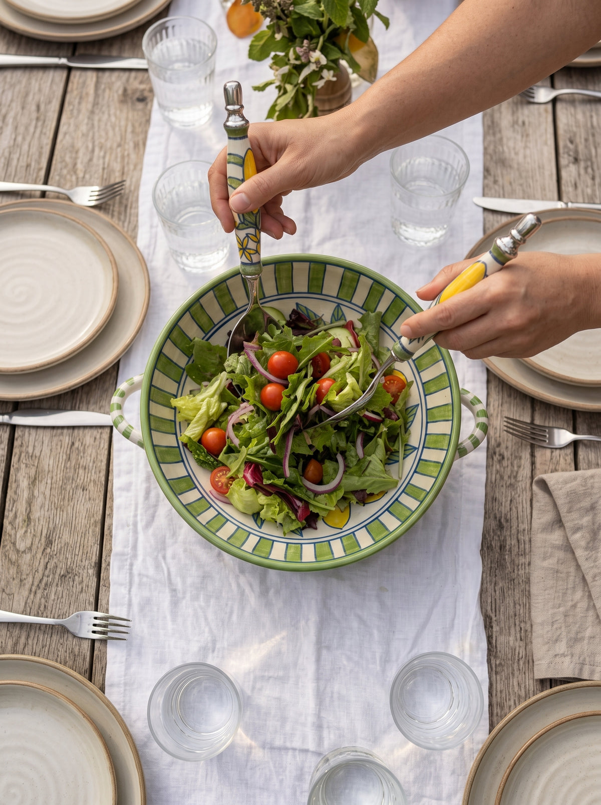 Nimbu Citrus Salad Servers