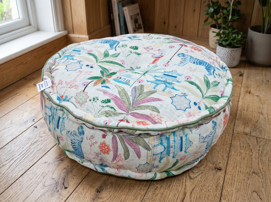The Royal Bengal Cotton Floor Pouf