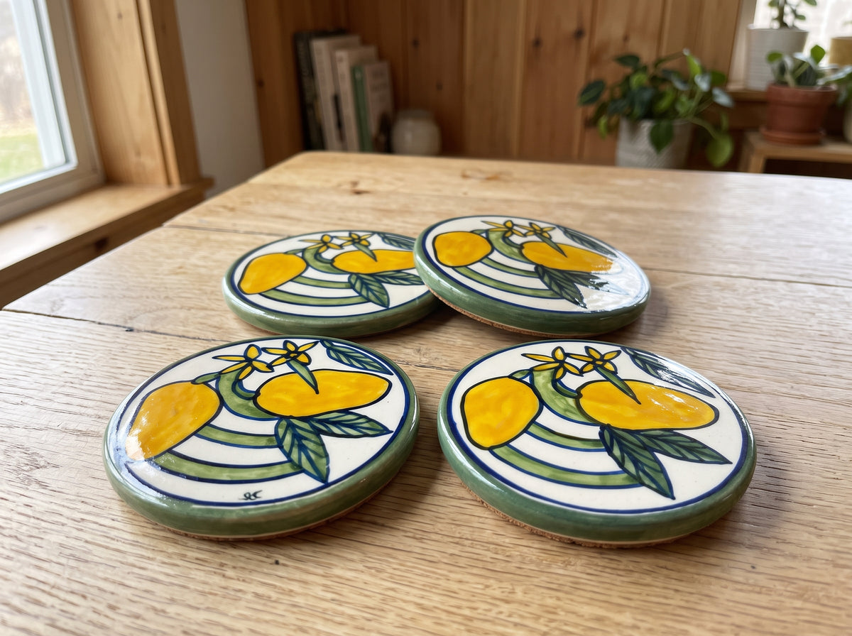 Nimbu Citrus Coaster Set