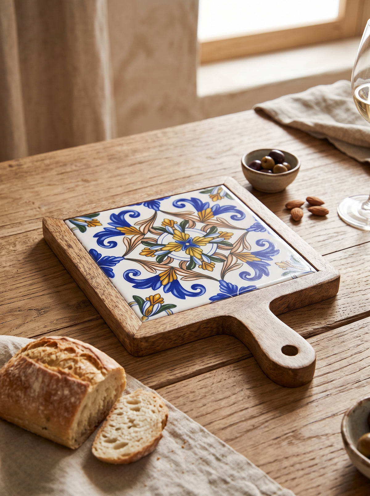 Royal Azulejo Single Tapas Board