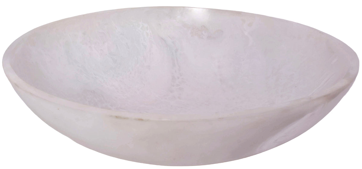 Pearl White Salad Bowl
