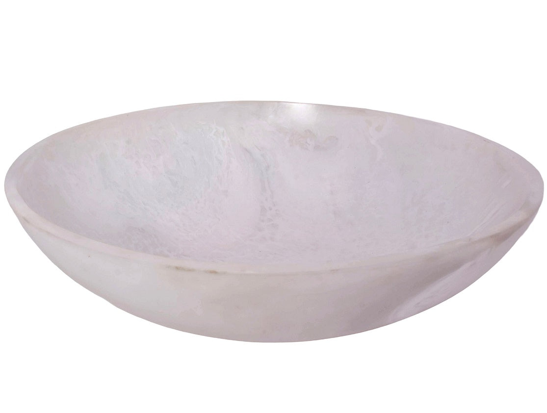 Pearl White Salad Bowl