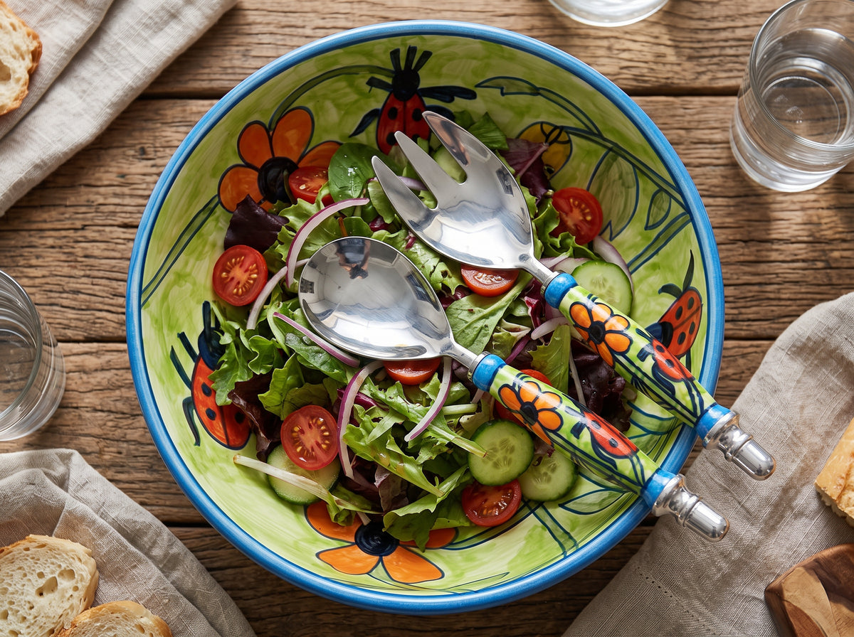 Ladybug Abode Salad Servers
