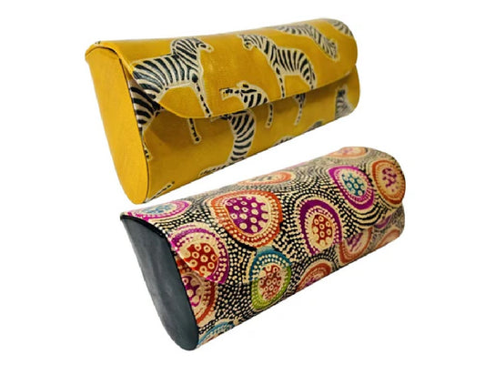 Set of 2 Leather Glasses Cases