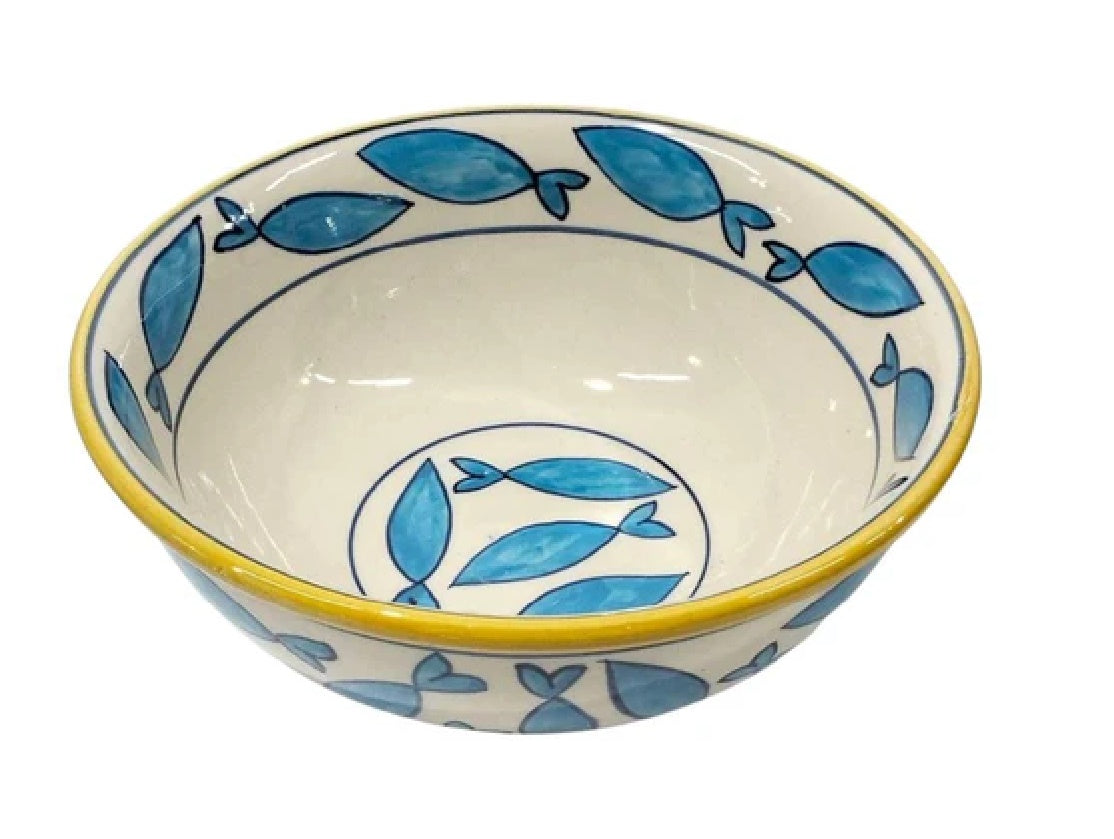 Fish design salad bowl