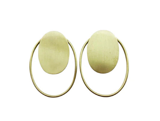 Brass E/R with matt circle design