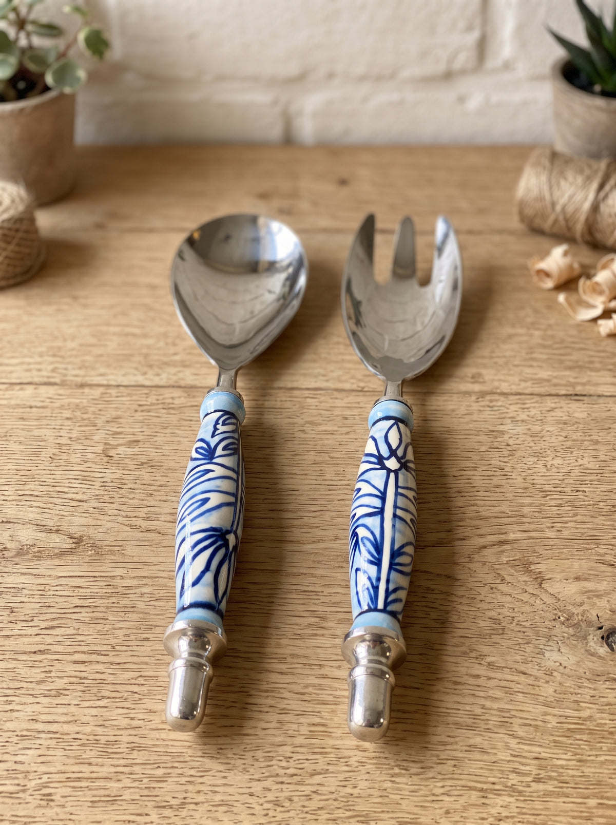 Talavera Oasis Salad Servers