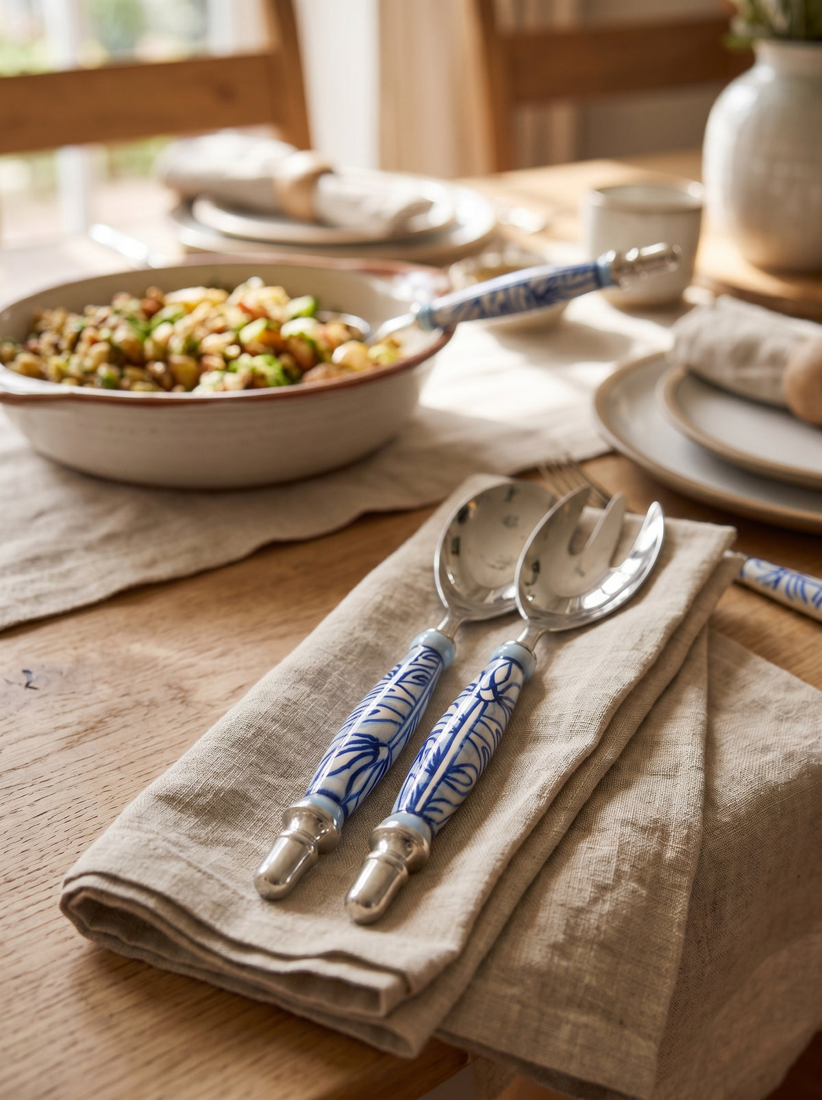 Talavera Oasis Salad Servers