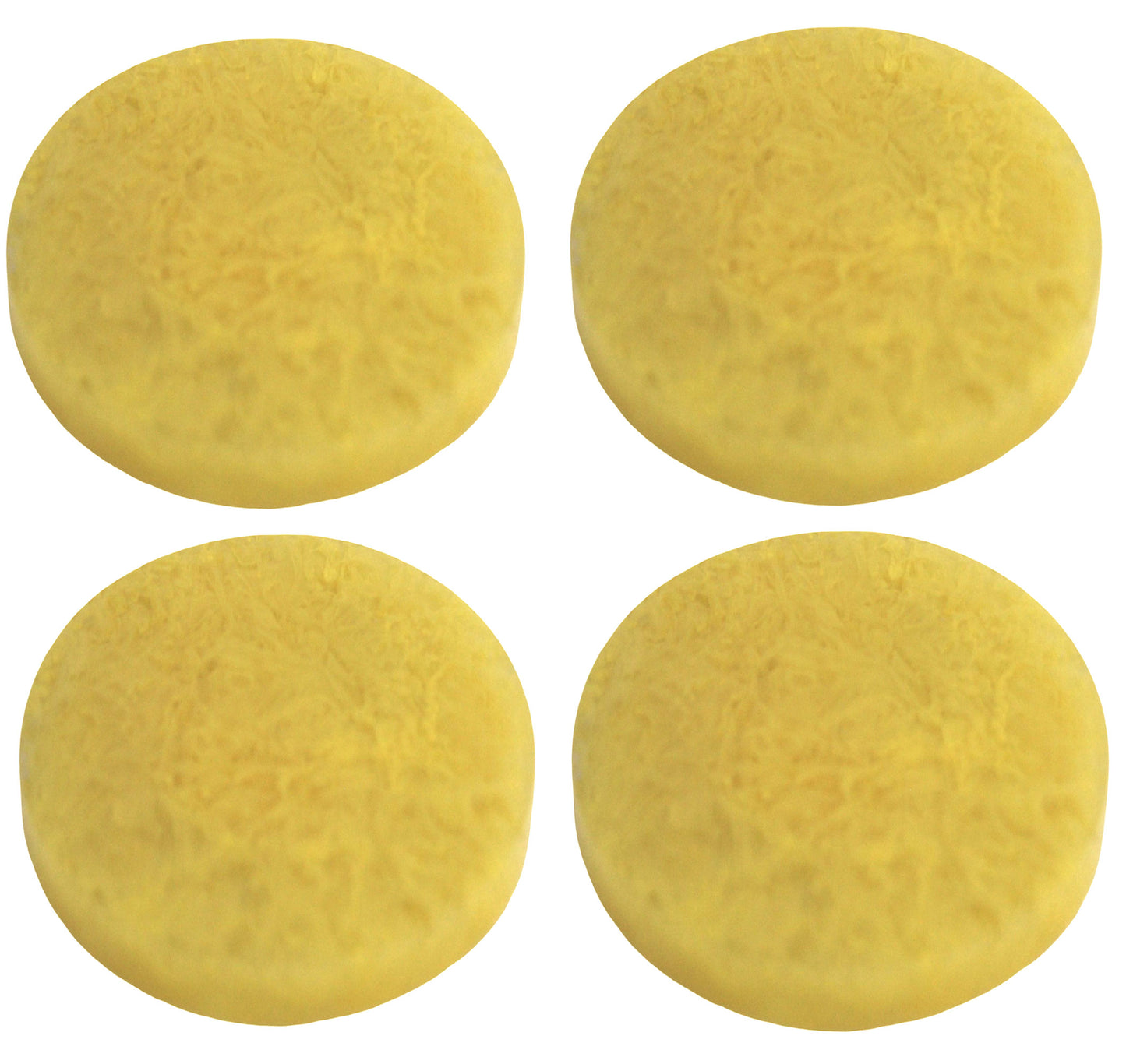 Lemon Yellow Resin Coasters