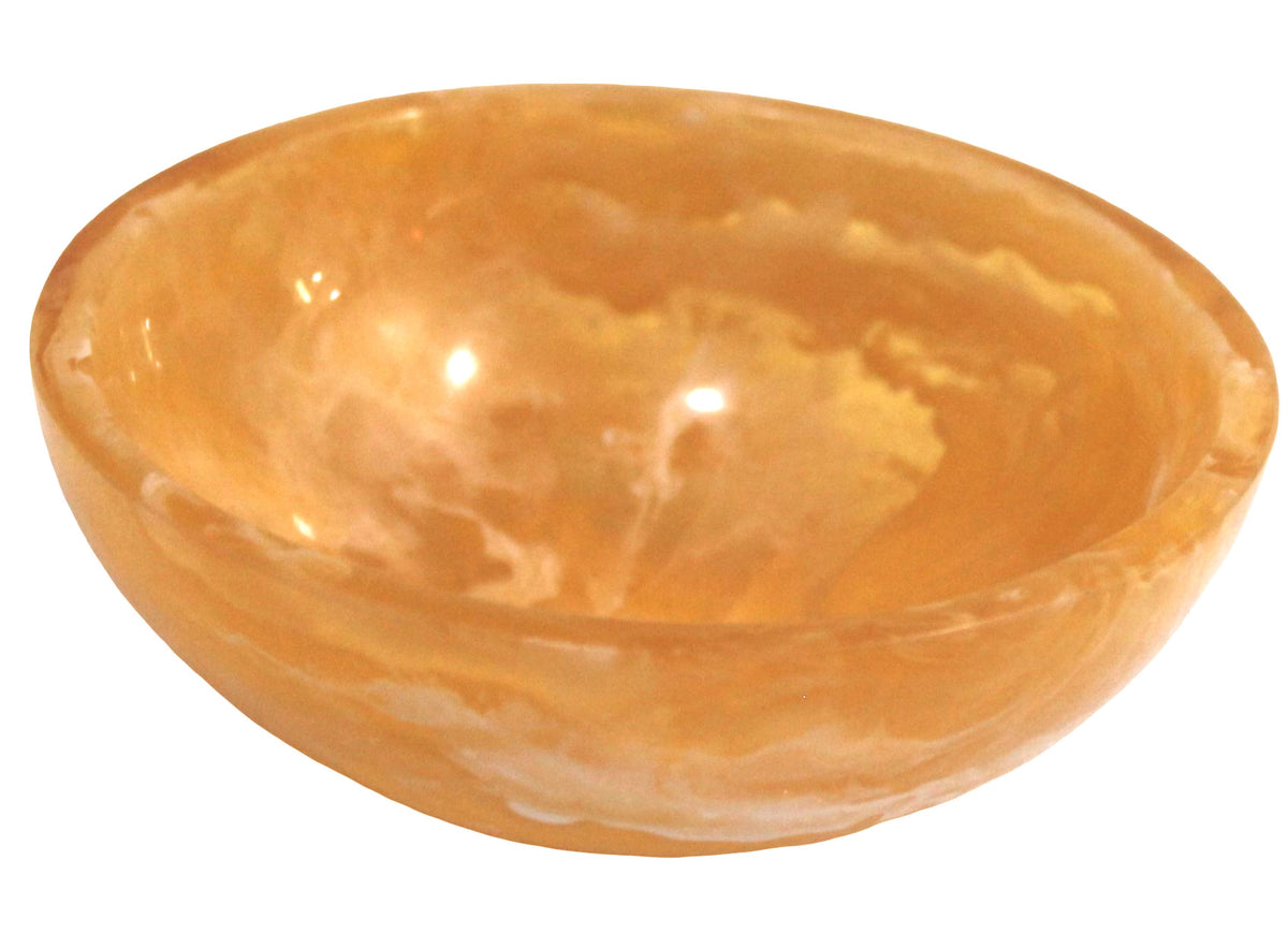 Amber Resin Bowl