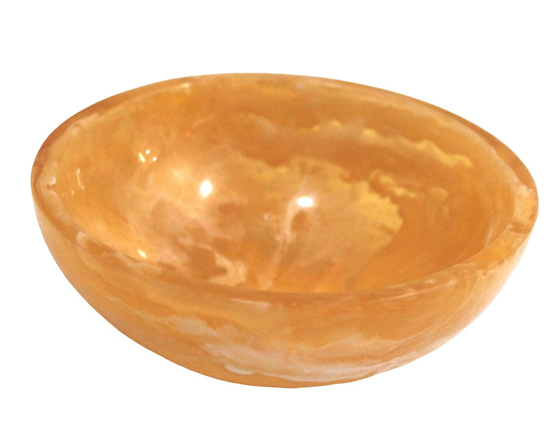 Amber Resin Bowl