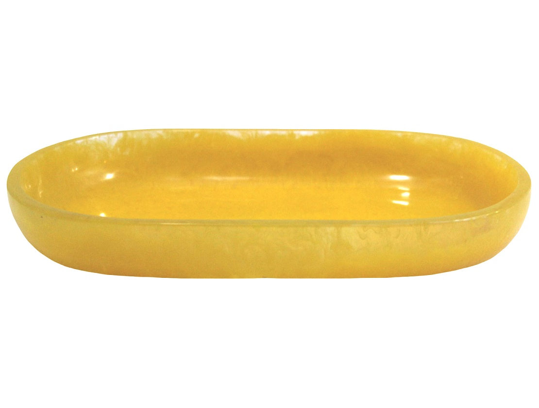 Lemon Yellow Resin Platter