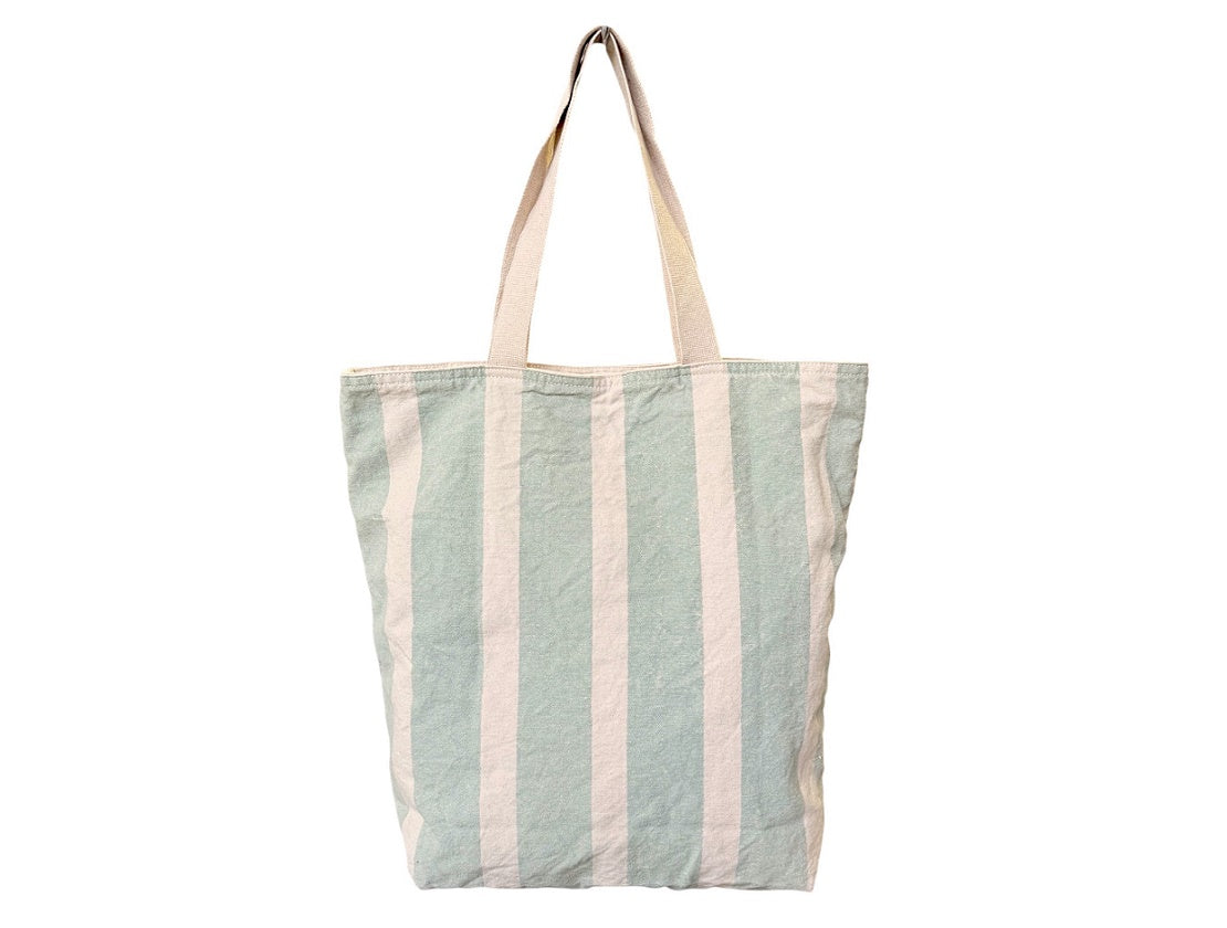 Sonoma Striped Canvas Market Tote