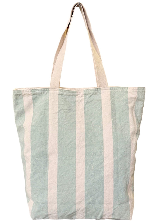 Sonoma Striped Canvas Market Tote