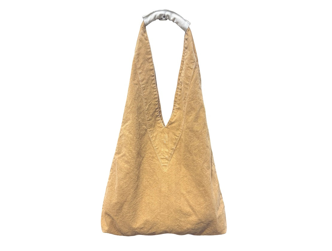 Sienna Washed Canvas Triangle Slouch Bag