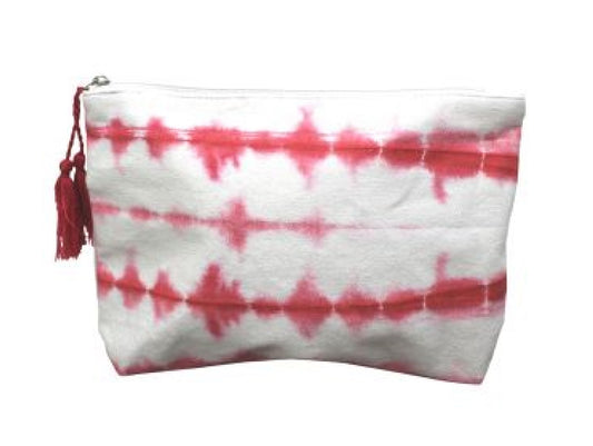 Pink tye dye pouch