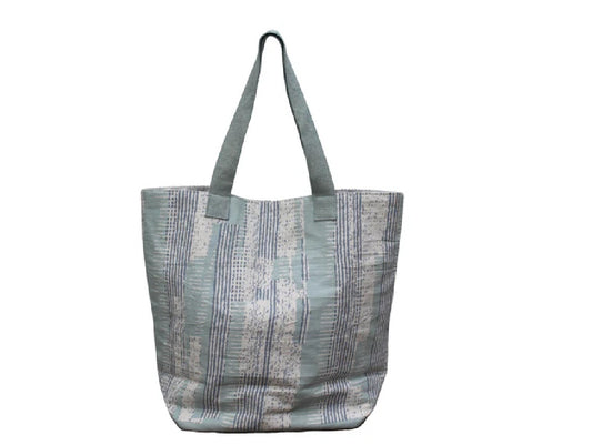 Blue Striped Bag