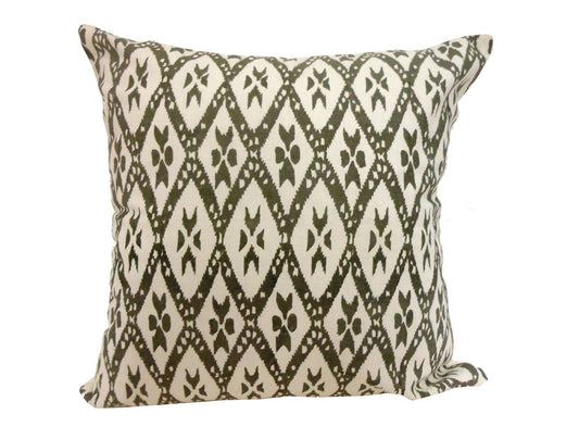 Grey and White Diamond Cushion