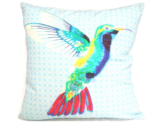 Hummingbird cushion