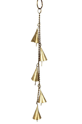 Brass bell hanging 30cm
