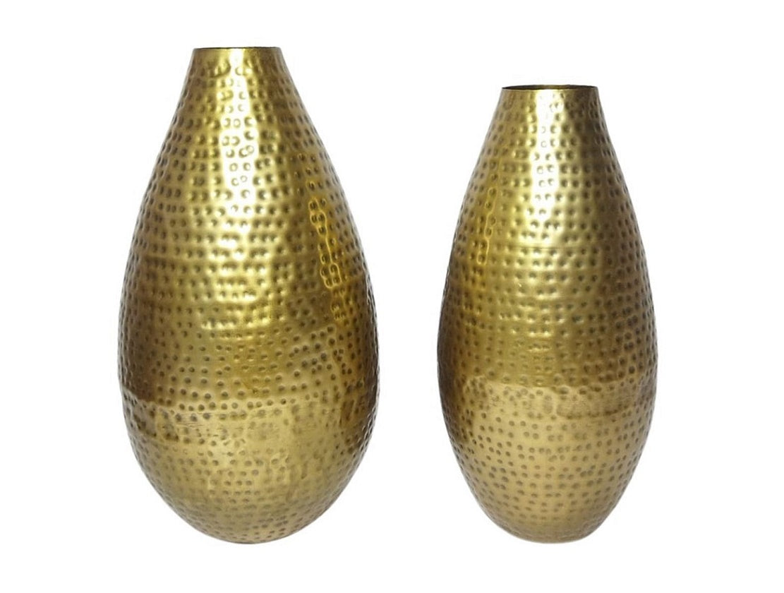 S/2 brass vases