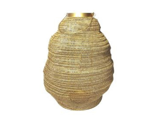 Large brass wire lantern