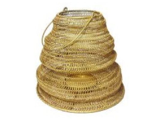 Medium brass wire lantern