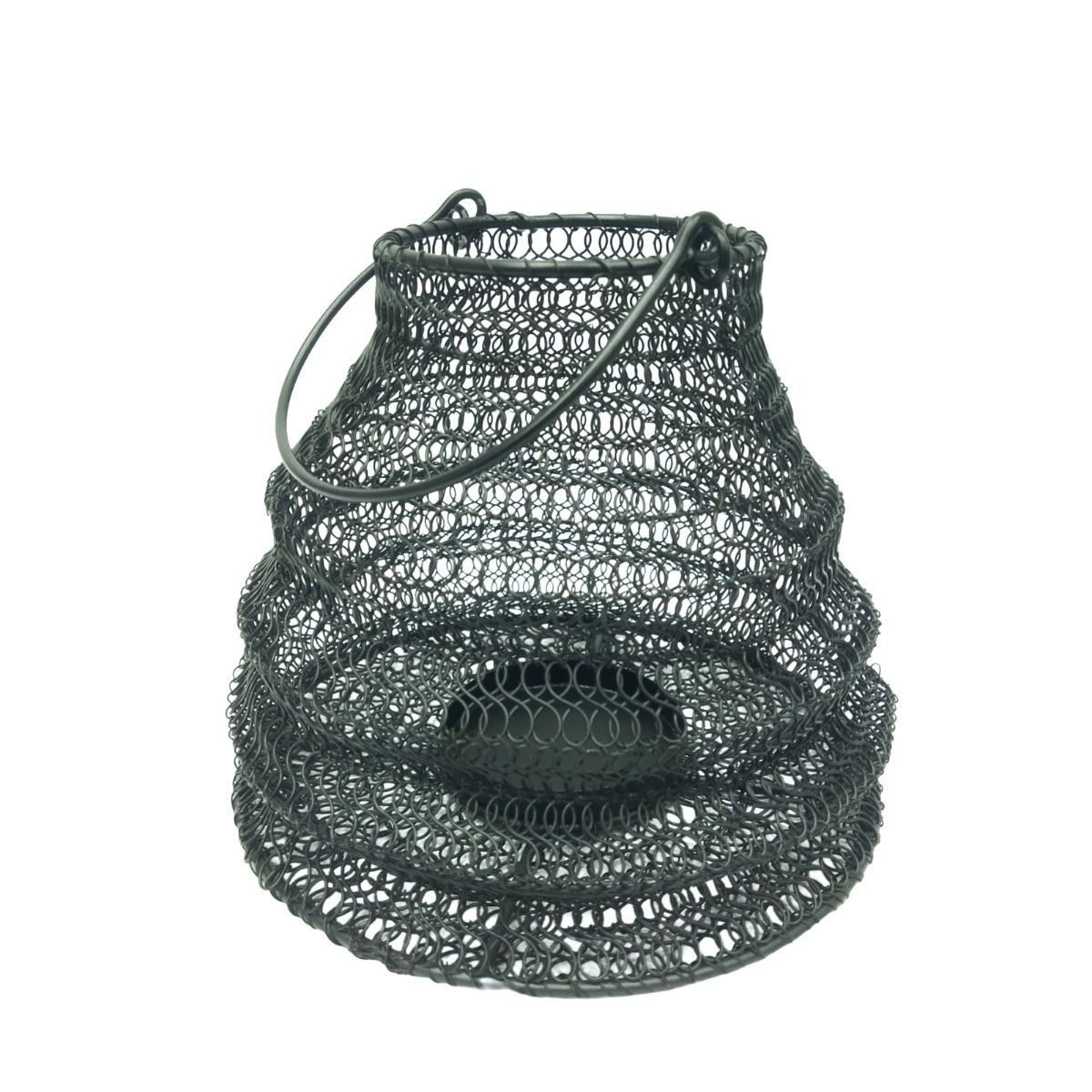 Small Black Wire Lantern