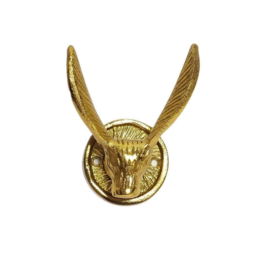 Brass plated rabbit hook 9cm